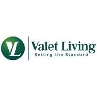 Apartments in Sugar Land Valet living logo on a white background in Two Bedroom Apartments.