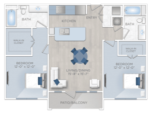 Two Bedroom apartments