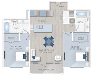 two bedroom Apartments