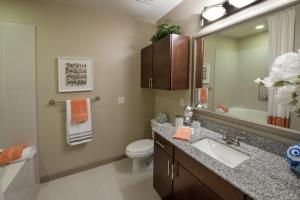 Three Bedroom Apartments in Sugar Land, Texas - Model Bathroom Interior